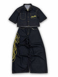 TRAK SUIT DENIN BORDADO