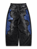 BAGGY AZUL Y NEGRO BARREL